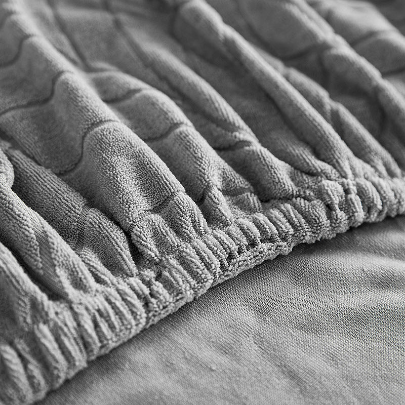 Leaf Waterproof Jacquard Sofa Cushion Cover